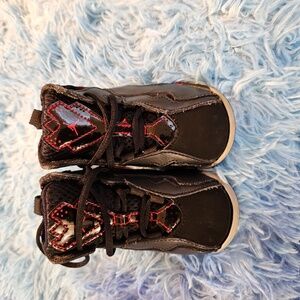 Jordan Boys baby shoes 5c red and black